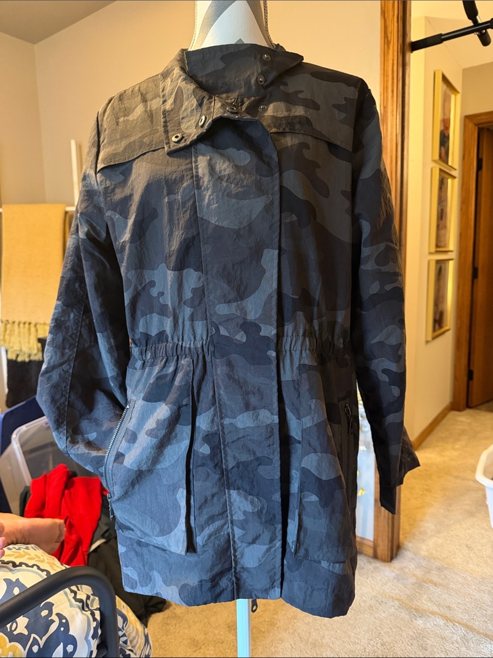 Tart Collections Women's Black Camouflage Field Jacket